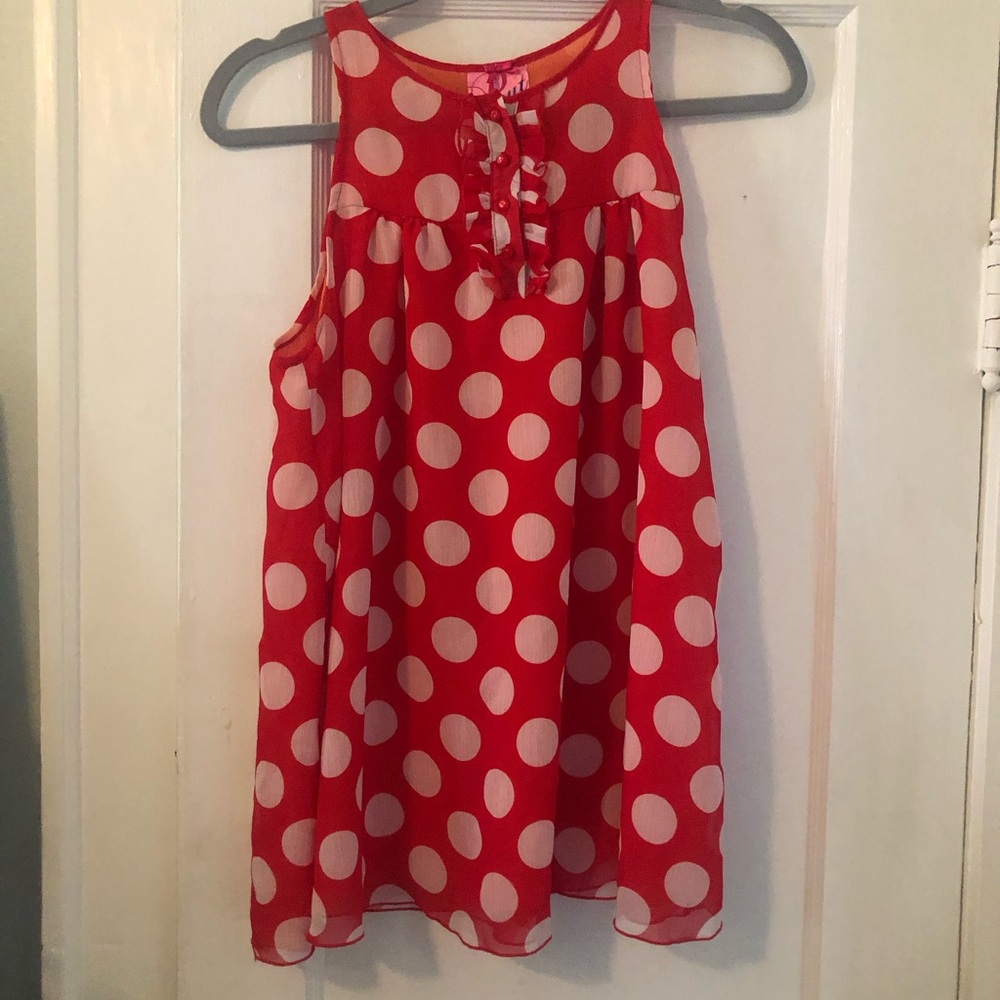Victoria’s Secret Pout Red Polka Dot Nightgown